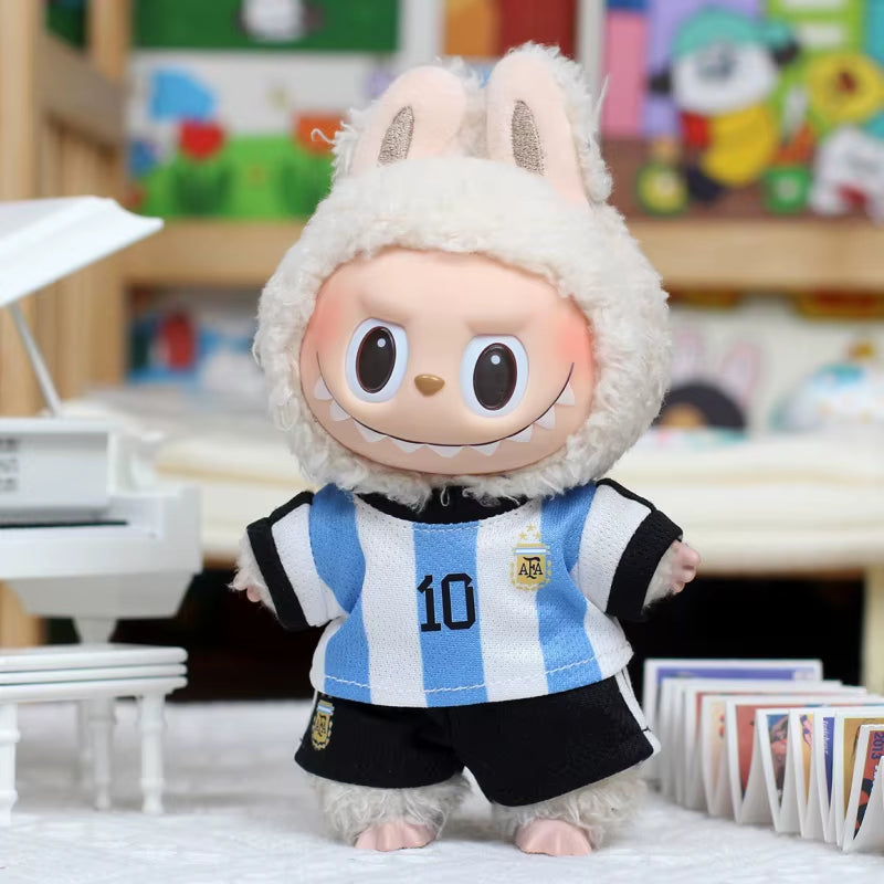 Clothes for Labubu Football and Basketball Uniforms Suitable for V1 V2 V3 Labubu Cute Fashion Set Clothing Outfit Accessory Gift