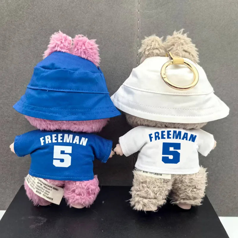 Hot Labubu Doll Clothes Labubu Clothes Sitting Party Number 17 Baseball Set Clothes Children'S Clothes Diy Doll Accessories Gift