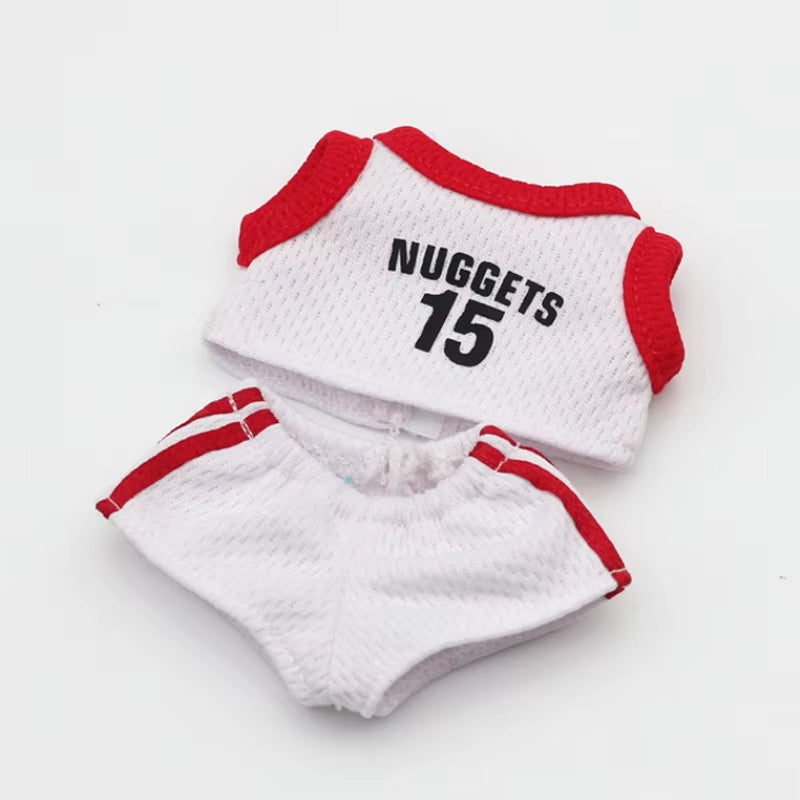 Clothes for Labubu Football and Basketball Uniforms Suitable for V1 V2 V3 Labubu Cute Fashion Set Clothing Outfit Accessory Gift