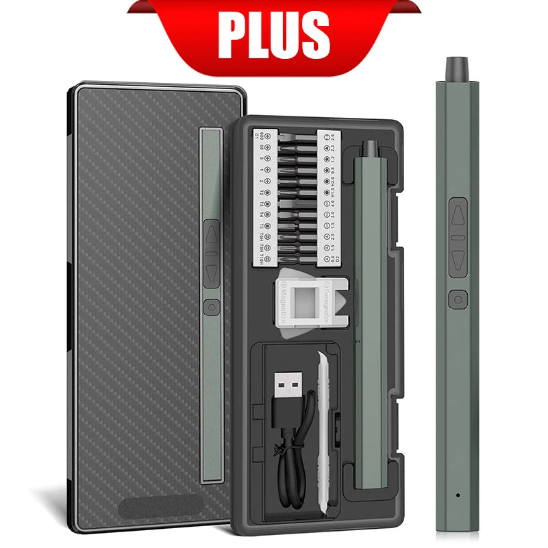 30 in 1 Precision Electric Screwdriver Set Magnetic Phillips Torx Screw Driver Bits Professional Repair Tools for Iphone PC DIY