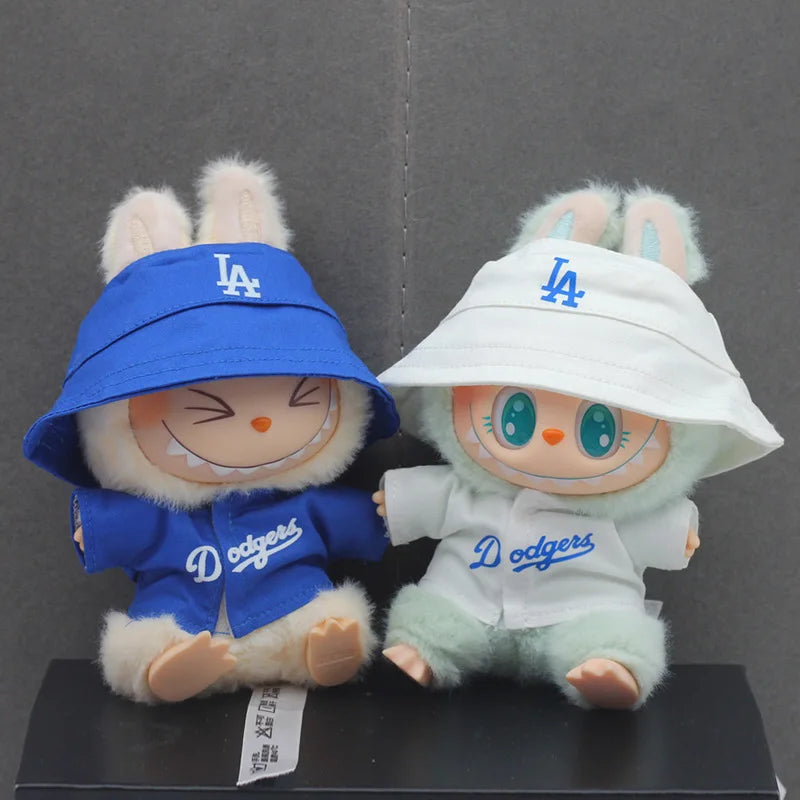 Hot Labubu Doll Clothes Labubu Clothes Sitting Party Number 17 Baseball Set Clothes Children'S Clothes Diy Doll Accessories Gift